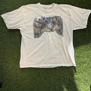 1990s Vintage Wildlife Nature Wolf